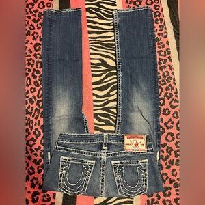 Vintage True Religion jeans low rise bootcut